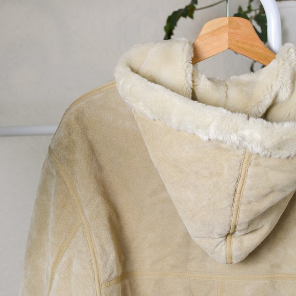 Vintage Genuine Leather Shearling Coat - Picture 4 of 6